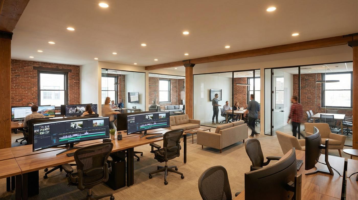 色虎视频公司办公环境